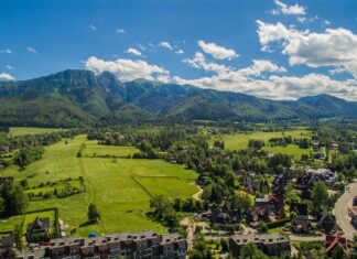 widok na zakopane