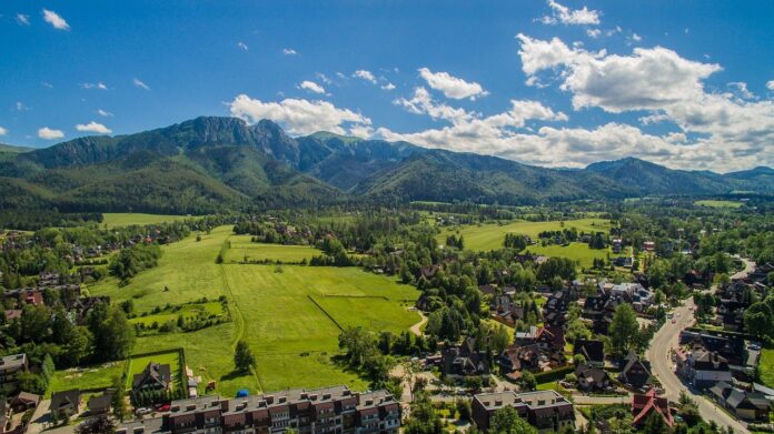 widok na zakopane